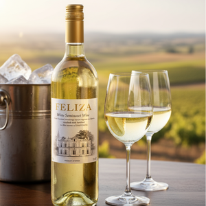 Feliza, trắng bán ngọt, airen và macabeo, rượu vol 11%, cấp Nhập Cảnh, 0,75lt, từ castilla La Mancha. - Product Image 4