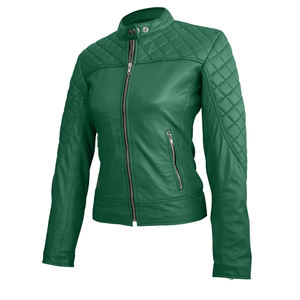 Venta caliente señoras 100% chaqueta de cuero Original para mujer chaqueta de cuero genuino delgada calidad Premium Real - Product Image 6