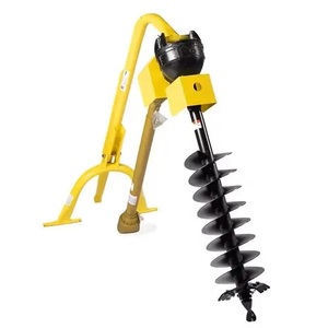 Expédition Express : Tarière pour poteaux de clôture en acier, à 12 tiges, pour tracteur 3 points - Product Image 2