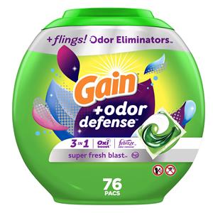 Capsules à lessive Gain écologiques à haute efficacité avec parfum floral de lavande, emballage jetable - Différentes tailles de paquets disponibles - Product Image 2