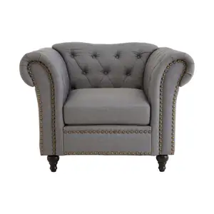 天鹅绒织物木腿客厅椅子/软垫餐椅沙发椅/现代新型织物客厅椅子单座