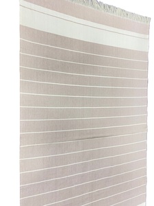 Fouta paréo 100% coton châle personnalisable motifs à rayures tissées verticales emballés en Inde Mumbai été écharpe traditionnelle - Product Image 3