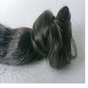 เส้นใยบัวย้อมสีธรรมชาติแบบกำหนดเองสำหรับการต่อผมดีไซน์เนอร์และผู้ผลิตที่แข็งแรงยึดกับผมบัว - Product Image 1