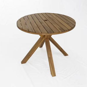 Round <b>Garden</b> <b>Table</b> for Outdoor Dining and Leisure Areas Providing Stable Structure and Weather Ready Design - Product Image 1
