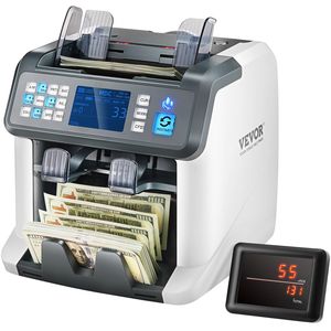 Máquina Contadora de Billetes Automática de Grado Bancario Multidivisa con Alimentación de 220V/110V, Contador de Efectivo de Alta Velocidad - Product Image 1