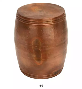 Taburete de Muebles clásicos de Metal, mueble decorativo de color cobre para el hogar, sala de estar y utensilios de cocina, decoración - Product Image 3