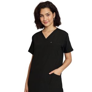 Premium Quality <b>Nurse</b> <b>Scrubs</b> Uniforms Sets for Women New Design Short Sleeves with Stand Collar Made of Canvas - Product Image 2