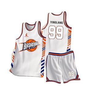 Último Diseño Personalizado de Uniformes de Baloncesto para Adultos, Conjuntos de Uniformes de Equipo, 100% Poliéster Transpirable, Ropa de Baloncesto Sublimada - Product Image 1