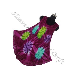 Robe de soirée pour femmes et robes longues/robe de plage imprimée Tie Dye en tissu rayonne - Product Image 3