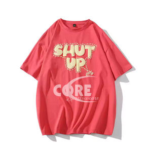 Venta al por mayor personalizar mujeres Puff estampado camisetas Casual Wear manga corta transpirable camisas para damas - Product Image 6