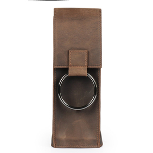 Estuche de Viaje para Botellas de Vino, de Cuero Genuino Moderno, Impermeable, Embalaje Premium Duradero, Regalos Corporativos Promocionales - Product Image 6