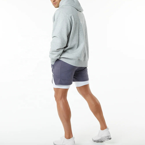 Pantalones cortos transpirables para gimnasio y baloncesto para hombre, pantalones cortos de malla impermeables de poliéster 2 en 1 de secado rápido con diseño personalizado - Product Image 6