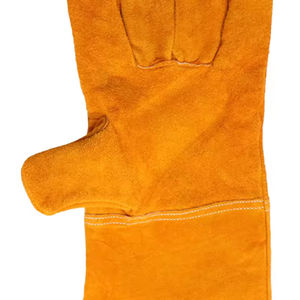 Gants de soudeur de construction de sécurité Double gants de travail de sécurité pour le soudage Gants industriels en cuir de vachette de qualité supérieure - Product Image 3