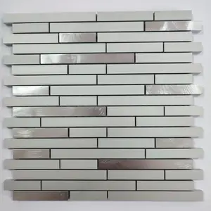 High End Price Italienisches Streifen mosaik im zeitgenössischen Stil für die Wand dekoration in Küche und Bad