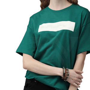 Diseño único de manga corta Camisetas de mujer Camisetas de algodón para mujer Camisetas de mujer al por mayor - Product Image 1