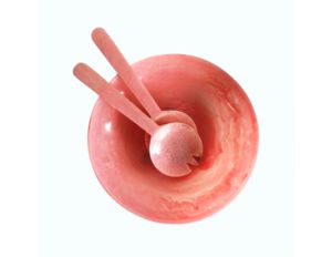 ชามสลัดทำจากเรซินใช้ในห้องครัวและบนโต๊ะชามใส่อาหารทำจากเรซินแบบปรับแต่งได้ - Product Image 4