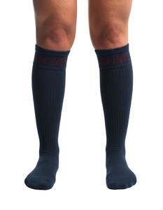 Chaussettes de musculation IPF approuvées, longueur mollet complète, compression haute qualité, broderie personnalisée, semelle épaisse pour haltérophilie - Product Image 1