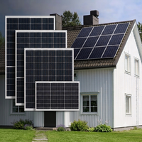Panneaux photovoltaïques domestiques à haute efficacité 22% N Type Topcon 24v / 36v, module monocristallin, panneau solaire hors réseau
