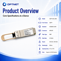 Transceptor Multimodo MPO MTP Probado en Fábrica para Reemplazo y Mantenimiento de Centros de Datos QSFP 40G ESR4