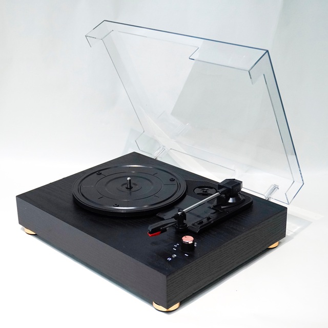 Portable Retro Record Player 5.0 Vinyl Turntable All in One with RCA Output Type C for Home Audio Gift