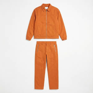 Survêtement unisexe personnalisé en 2 pièces, veste coupe-vent et pantalon, vêtements décontractés, fabricant OEM/ODM - Product Image 2