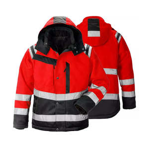 Bomber Parka Chaqueta Ropa de lluvia Ropa DE SEGURIDAD Ropa DE TRABAJO Abrigo Guardia DE SEGURIDAD Ropa Chaqueta de seguridad de invierno - Product Image 4