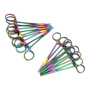 Recién llegado, fórceps hemostáticos para mosquitos de acero inoxidable, instrumentos quirúrgicos curvos, herramientas de cirugía de base Manual - Product Image 6