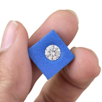 Harga Terbaik Potongan Bulat Menumbuhkan Berlian Hpht/Cvd Sertifikat Berlian Grosir Cincin Perhiasan Batu Telanjang Wanita