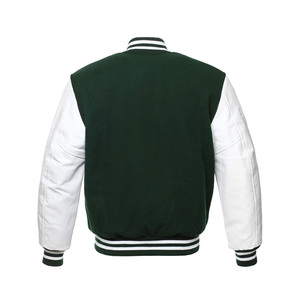 Chaqueta Bomber Universitaria Estilo Letterman para Hombre, Chaqueta Cortavientos Personalizada de Béisbol Universitaria, Bordado Chenille, Parches, Textura de Toalla - Product Image 2