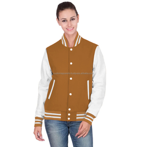 Veste universitaire en coton brodé de qualité supérieure MCACVJ-340 veste universitaire Streetwear à la mode pour femmes - Product Image 1
