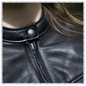 แจ็กเก็ตหนังขี่มอเตอร์ไซค์ของผู้ชายเสื้อแจ็คเก็ตไบค์เกอร์ที่ได้รับการรับรองจาก CE เพื่อความปลอดภัย | แจ็กเก็ตขี่มีสไตล์ - Product Image 5