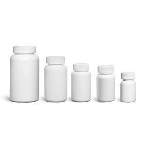 Caja de Almacenamiento de Plástico Blanca de Alta Calidad, Contenedor de Plástico para Píldoras y Cápsulas, Botellas Ecológicas para Medicamentos - Product Image 2