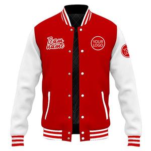 Veste universitaire en laine personnalisée de haute qualité pour hommes Blouson aviateur en tissu Letterman brodé à capuche et train coupe-vent uni - Product Image 6