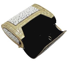 กระเป๋าคลัทช์ออกแบบกระเบื้องโมเสคพร้อมกระเป๋าคลัทช์สีสันสดใสสำหรับผู้ชื่นชอบแฟชั่น - Product Image 1