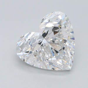 3,51 CT corazón corte laboratorio diamante blanco suelto calibrado F color VS1 claridad laboratorio creado diamantes para joyería hacer regalos para ella - Product Image 1