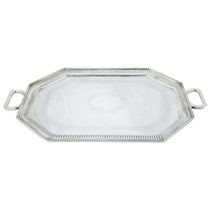 Bandeja para servir alimentos de aluminio de tamaño personalizado de diseño de tendencia Bandeja de forma personalizada de buena calidad del fabricante en la India - Product Image 5