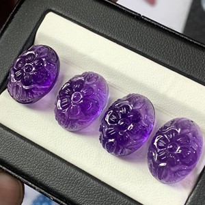 Hecho a mano 12x16 MM corte ovalado amatista Africana Natural piedras preciosas hermosas piedras preciosas sueltas para tallado de joyería - Product Image 5