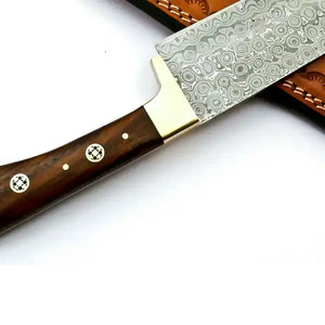 Couteau de chef de cuisine en acier Damas fait main, de haute qualité, personnalisé en gros, service OEM ODM, moderne, ambidextre, passe au lave-vaisselle - Product Image 4