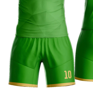 Conjunto de Uniforme de Fútbol Personalizado para Hombre Adulto, 100% Poliéster, Manga Corta, Secado Rápido, Transpirable, para Primavera/Otoño - Product Image 3