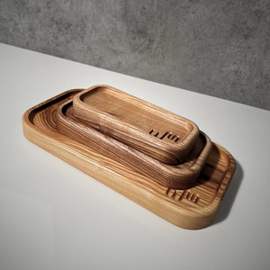 Bandeja Ovalada de Madera Ecológica de Alta Calidad, Estilo Japandi, Tamaño Personalizado para Uso en el Hogar y Restaurantes a Precios Bajos - Product Image 2