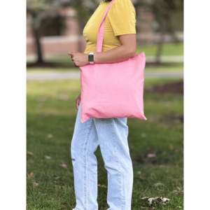 Sac fourre-tout en coton rouge à ouverture supérieure, réutilisable, tendance, pour le marché et la plage - Product Image 6