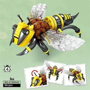Jouet de construction moderne pour LEGO MOC, insectes, jouet éducatif en plastique ABS, modèle pour enfants de 5 à 7 ans, thème animaux et personnages d'anime - Product Image 4