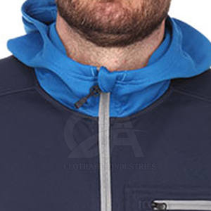 Randonnée Camping Voyage Veste Hiver Saison Hommes Softshell Hoodie Hommes Léger Softshell Panel Hoodie - Product Image 6