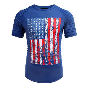 เสื้อยืดโพลีเอสเตอร์ผ้าสแปนเด็กซ์เสื้อยืดเปล่าสำหรับผู้ชายเสื้อฝึกเล่นกีฬาสำหรับใส่ไปยิมฟิตเนส - Product Image 2