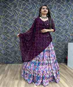 Événement formel Lehenga Choli: faites une déclaration lors des dîners de gala et des événements Black-Tie Everyday Chic Lehenga Choli Collection - Product Image 5