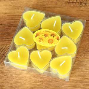 Velas Aromáticas en Forma de Corazón al por Mayor, Velas de Té Coloridas para Propuesta Romántica - Product Image 5