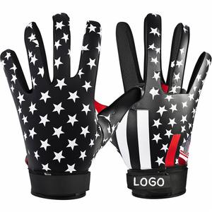 OEM ODM Nouvelle Arrivée Conception Personnalisée Gants De Football Américain Confortable Léger Entièrement Grip TI-1467 Doré - Product Image 2