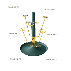 Porte-gobelet de table au design fabuleux avec porte-gobelet en verre en acier inoxydable de qualité supérieure par Home Arts - Product Image 3