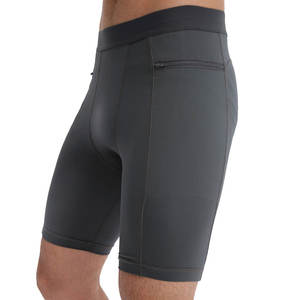 Shorts de compression pour hommes de style rue populaire les plus vendus Logo personnalisé vente en gros Shorts d'entraînement à motif solide en vente - Product Image 3