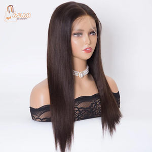 Peluca de Cabello Humano 100% Remy sin Pegamento, Pelucas de Cabello Humano Liso Rizado para Mujer al Mejor Precio del Mercado - Product Image 1